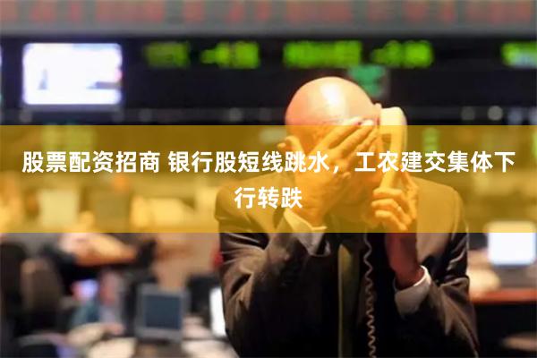 股票配资招商 银行股短线跳水，工农建交集体下行转跌